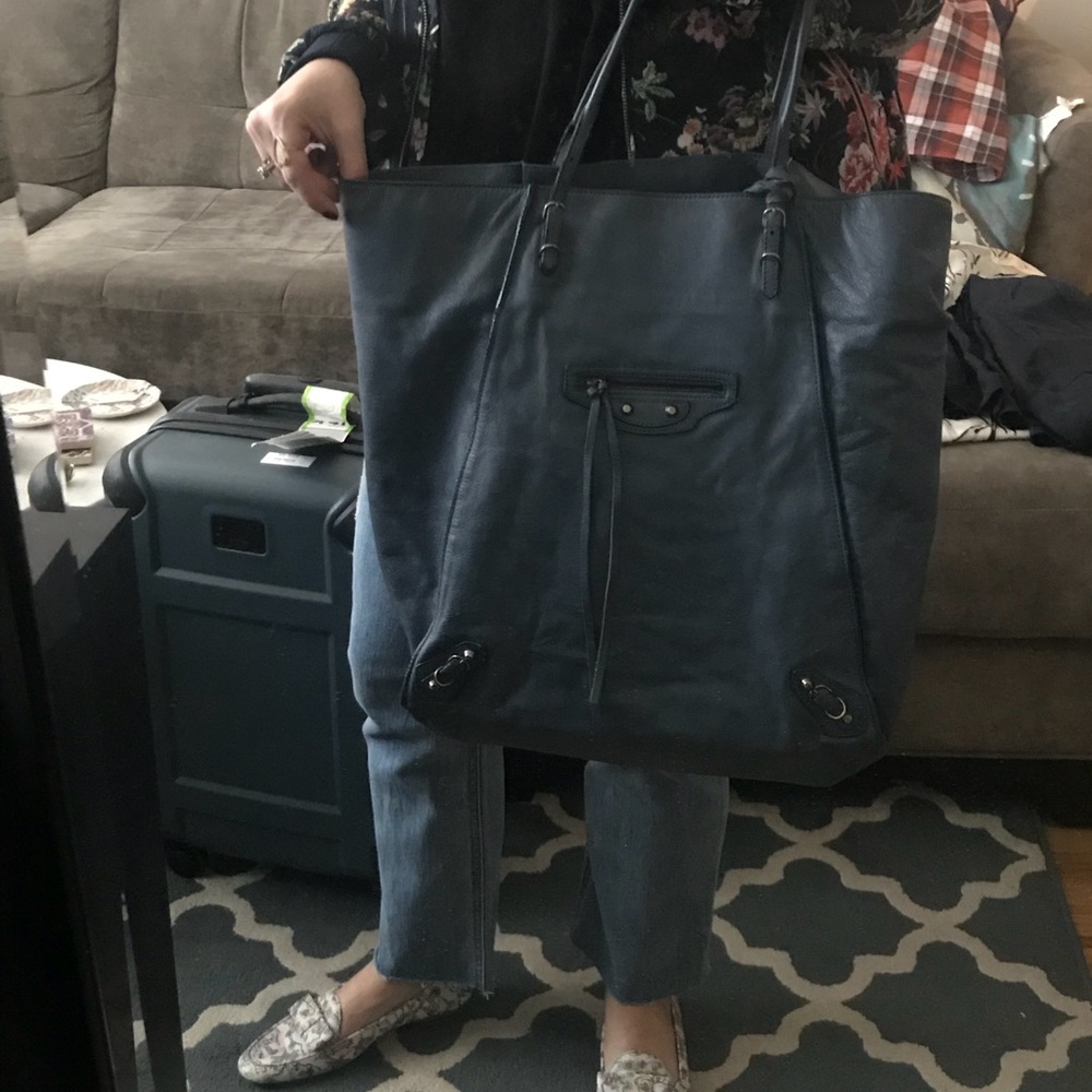 Used blue balenciaga.